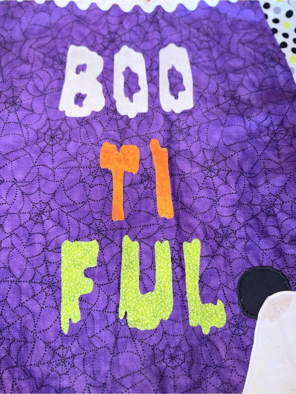 Disney Mickey & Friends Halloween Appliqué  Custom Dress - Orange & Purple